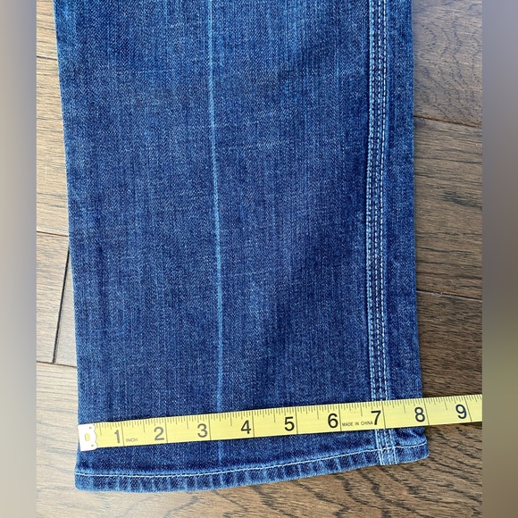 7 For All Mankind Colette Women's Straight Dark Wash Jeans Size 31 - Picture 15 of 15